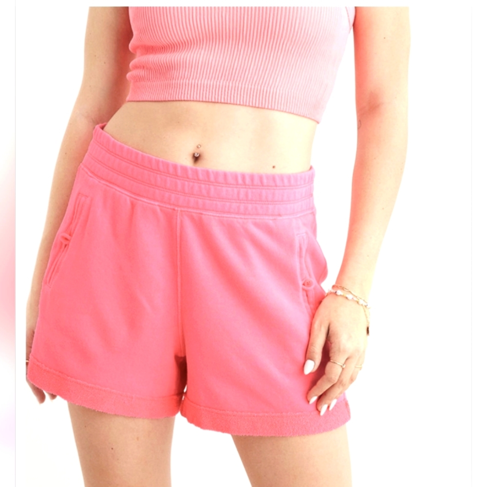Aerie high waisted fleece shorts